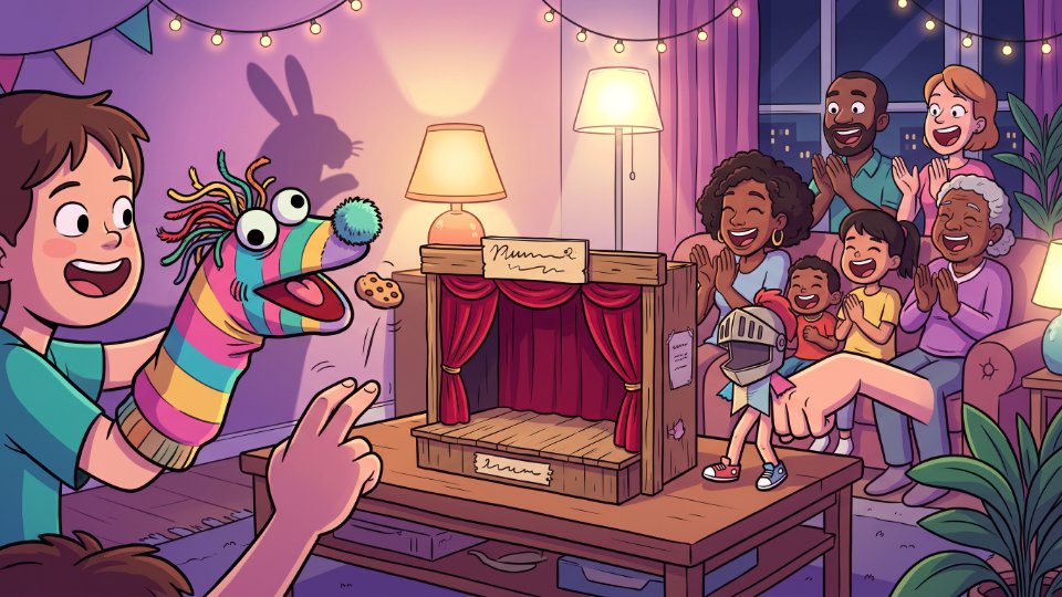 Finger Theater: Your hands put on the show: sock puppets, walkers, shadows